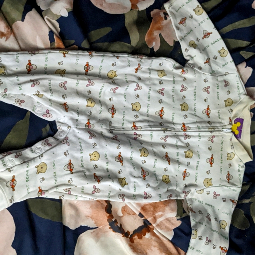 Disney vintage Winnie the Pooh footy pajamas